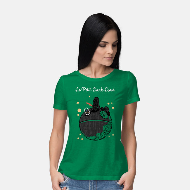 Le Petit Dark Lord Of The Sith-Womens-Basic-Tee-rodrigobhz