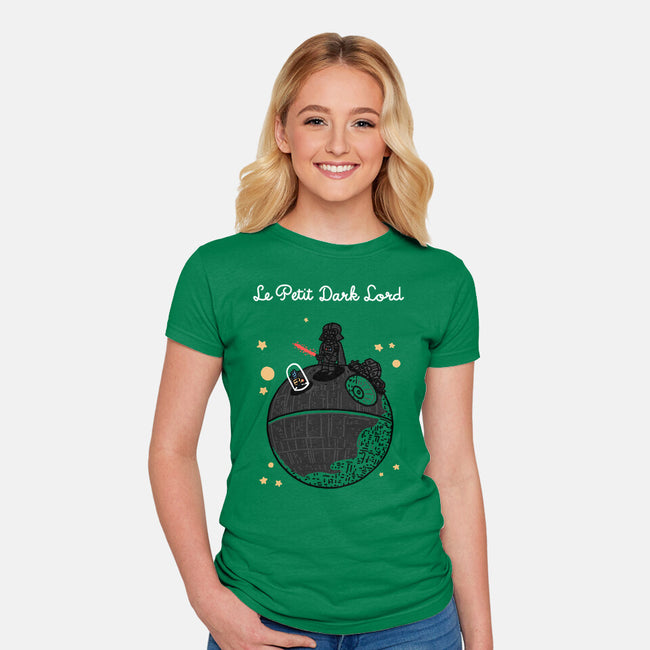 Le Petit Dark Lord Of The Sith-Womens-Fitted-Tee-rodrigobhz