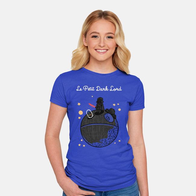 Le Petit Dark Lord Of The Sith-Womens-Fitted-Tee-rodrigobhz