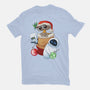 Stocking Stuffer Robot Friends-Mens-Premium-Tee-DoOomcat
