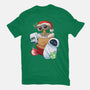 Stocking Stuffer Robot Friends-Mens-Heavyweight-Tee-DoOomcat
