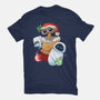 Stocking Stuffer Robot Friends-Womens-Basic-Tee-DoOomcat