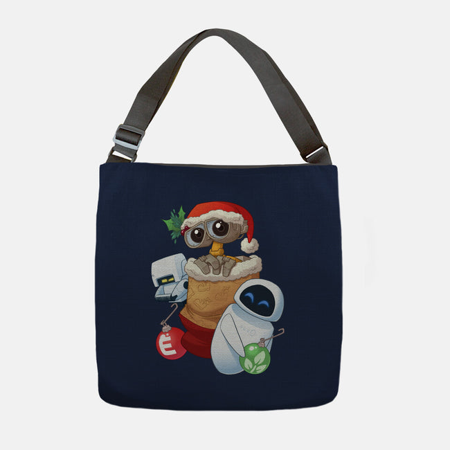 Stocking Stuffer Robot Friends-None-Adjustable Tote-Bag-DoOomcat