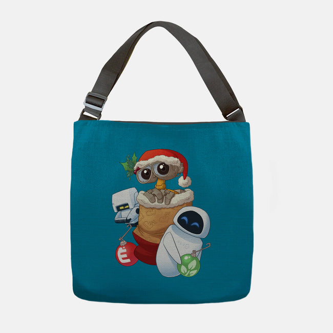 Stocking Stuffer Robot Friends-None-Adjustable Tote-Bag-DoOomcat