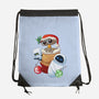 Stocking Stuffer Robot Friends-None-Drawstring-Bag-DoOomcat