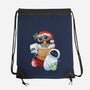 Stocking Stuffer Robot Friends-None-Drawstring-Bag-DoOomcat