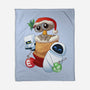 Stocking Stuffer Robot Friends-None-Fleece-Blanket-DoOomcat