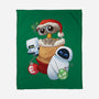 Stocking Stuffer Robot Friends-None-Fleece-Blanket-DoOomcat