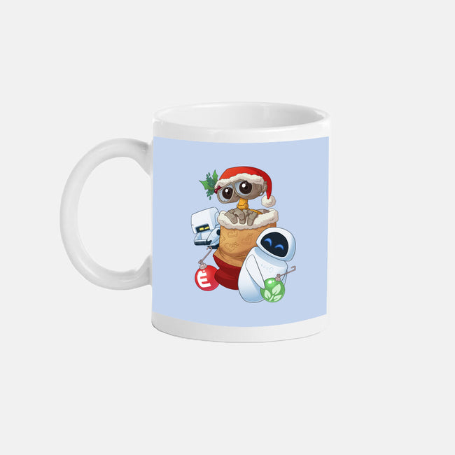 Stocking Stuffer Robot Friends-None-Mug-Drinkware-DoOomcat