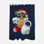 Stocking Stuffer Robot Friends-None-Polyester-Shower Curtain-DoOomcat