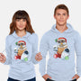 Stocking Stuffer Robot Friends-Unisex-Pullover-Sweatshirt-DoOomcat