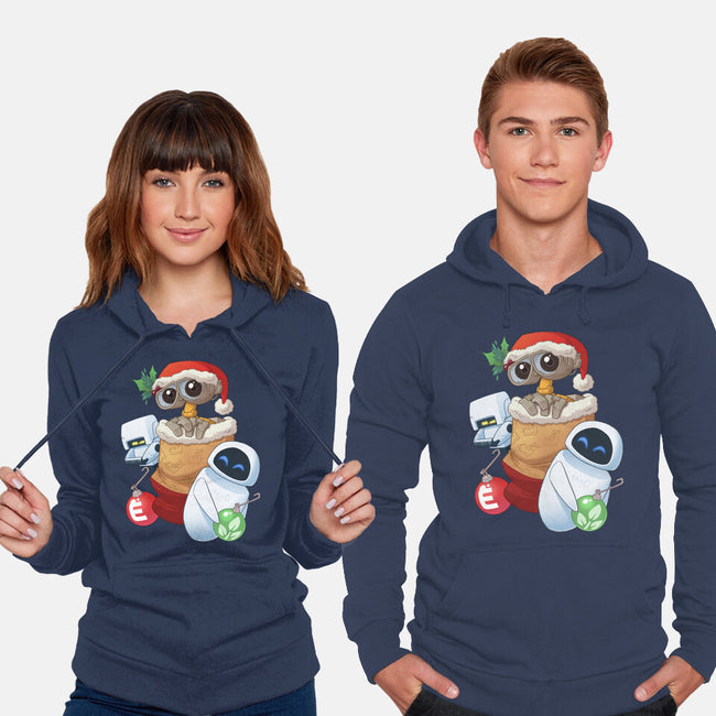 Stocking Stuffer Robot Friends-Unisex-Pullover-Sweatshirt-DoOomcat