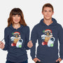 Stocking Stuffer Robot Friends-Unisex-Pullover-Sweatshirt-DoOomcat