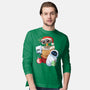 Stocking Stuffer Robot Friends-Mens-Long Sleeved-Tee-DoOomcat