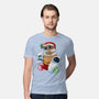Stocking Stuffer Robot Friends-Mens-Premium-Tee-DoOomcat