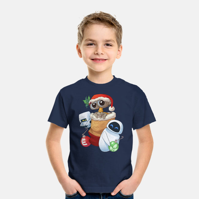 Stocking Stuffer Robot Friends-Youth-Basic-Tee-DoOomcat
