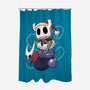 Stocking Stuffer Knight-None-Polyester-Shower Curtain-DoOomcat