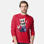 Stocking Stuffer Knight-Mens-Long Sleeved-Tee-DoOomcat