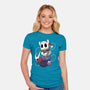 Stocking Stuffer Knight-Womens-Fitted-Tee-DoOomcat