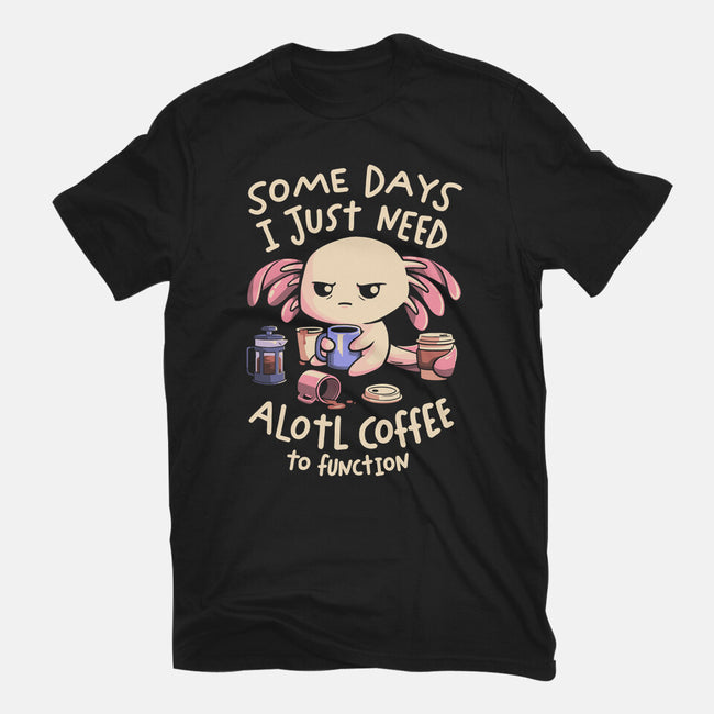 Alotl Coffee-Womens-Fitted-Tee-koalastudio