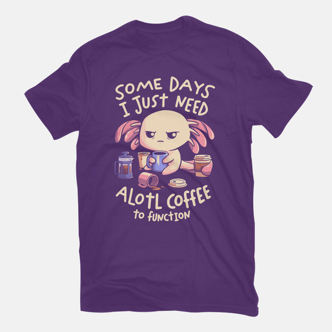 Alotl Coffee-Womens-Fitted-Tee-koalastudio