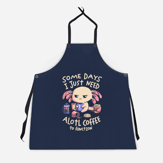 Alotl Coffee-Unisex-Kitchen-Apron-koalastudio