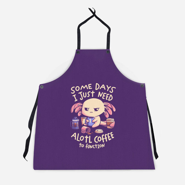 Alotl Coffee-Unisex-Kitchen-Apron-koalastudio