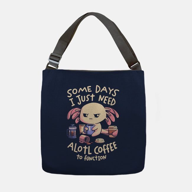 Alotl Coffee-None-Adjustable Tote-Bag-koalastudio