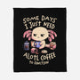 Alotl Coffee-None-Fleece-Blanket-koalastudio