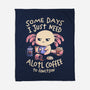 Alotl Coffee-None-Fleece-Blanket-koalastudio