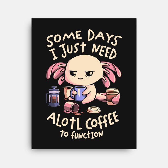 Alotl Coffee-None-Stretched-Canvas-koalastudio