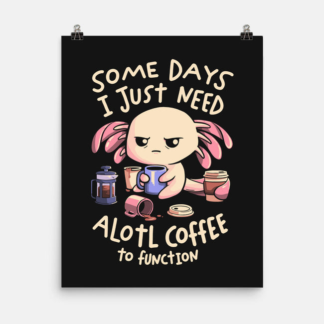 Alotl Coffee-None-Matte-Poster-koalastudio