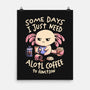 Alotl Coffee-None-Matte-Poster-koalastudio