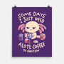 Alotl Coffee-None-Matte-Poster-koalastudio