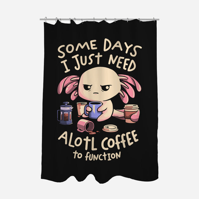 Alotl Coffee-None-Polyester-Shower Curtain-koalastudio