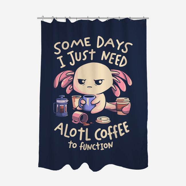 Alotl Coffee-None-Polyester-Shower Curtain-koalastudio