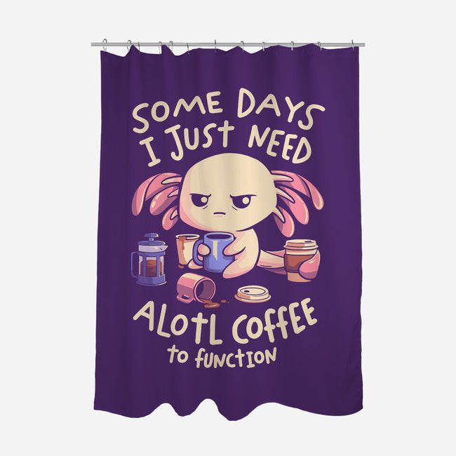 Alotl Coffee-None-Polyester-Shower Curtain-koalastudio