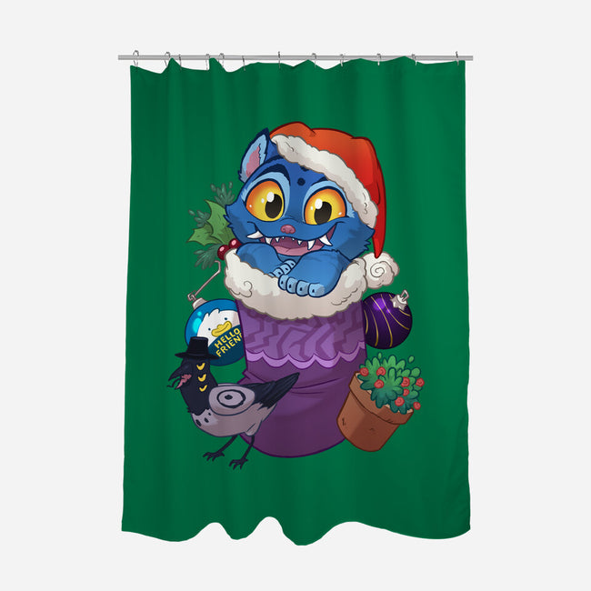Stocking Stuffer Derpy-None-Polyester-Shower Curtain-DoOomcat