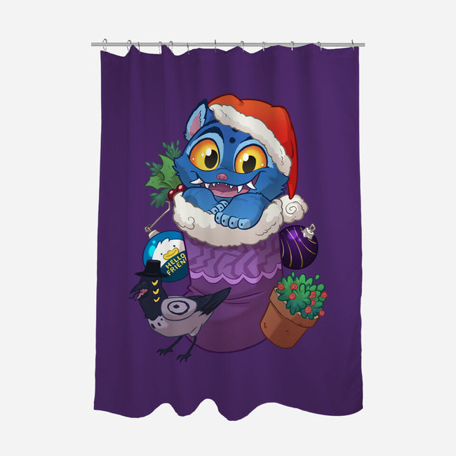Stocking Stuffer Derpy-None-Polyester-Shower Curtain-DoOomcat