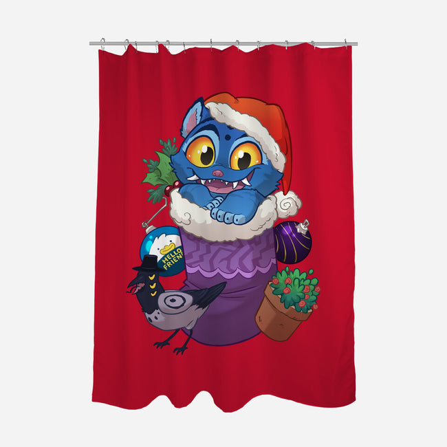 Stocking Stuffer Derpy-None-Polyester-Shower Curtain-DoOomcat
