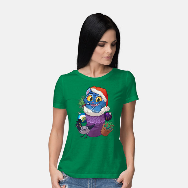 Stocking Stuffer Derpy-Womens-Basic-Tee-DoOomcat