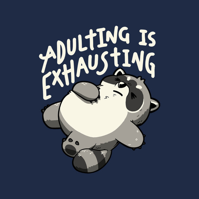 Adulting Is Exhausting-Unisex-Basic-Tee-koalastudio