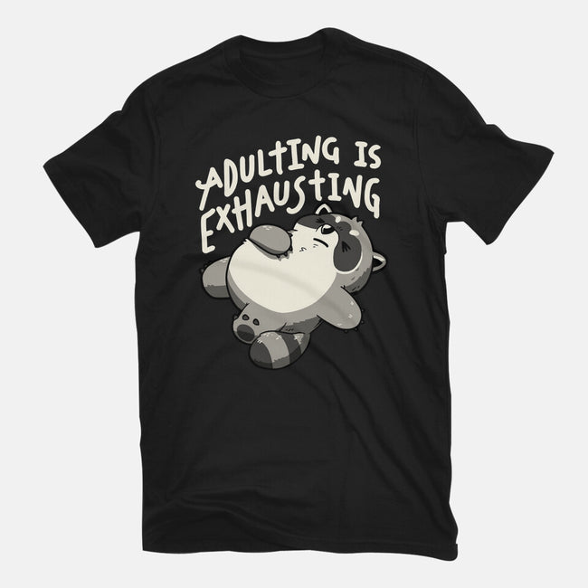 Adulting Is Exhausting-Youth-Basic-Tee-koalastudio
