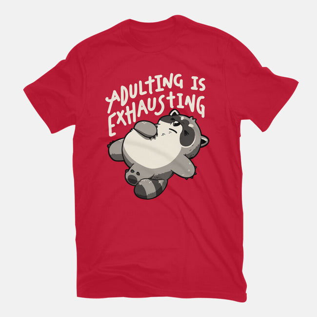 Adulting Is Exhausting-Mens-Heavyweight-Tee-koalastudio