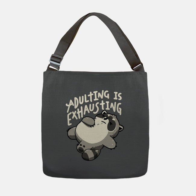 Adulting Is Exhausting-None-Adjustable Tote-Bag-koalastudio