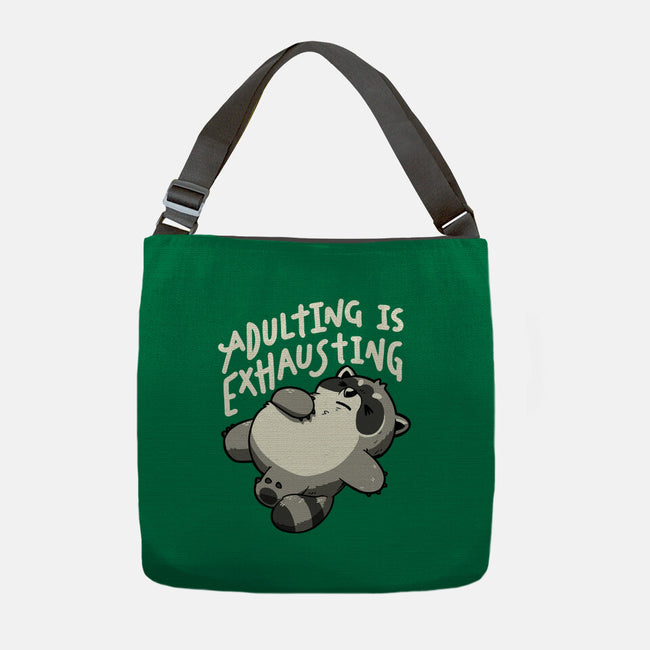 Adulting Is Exhausting-None-Adjustable Tote-Bag-koalastudio