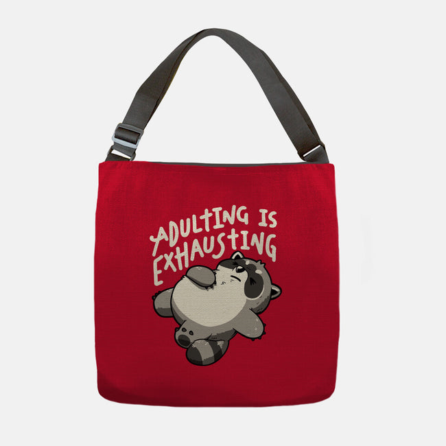 Adulting Is Exhausting-None-Adjustable Tote-Bag-koalastudio