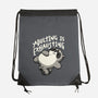 Adulting Is Exhausting-None-Drawstring-Bag-koalastudio
