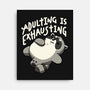 Adulting Is Exhausting-None-Stretched-Canvas-koalastudio