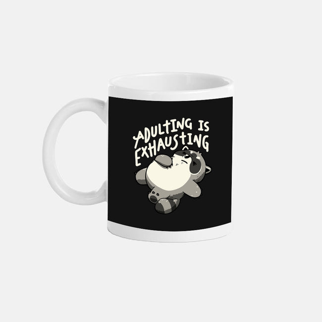 Adulting Is Exhausting-None-Mug-Drinkware-koalastudio